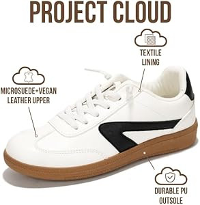 Project Cloud Kids Shoes for Girls & Boys - Non-Slip Memory Foam Girls Shoes - Lightweight Lace-U... | Amazon (US)
