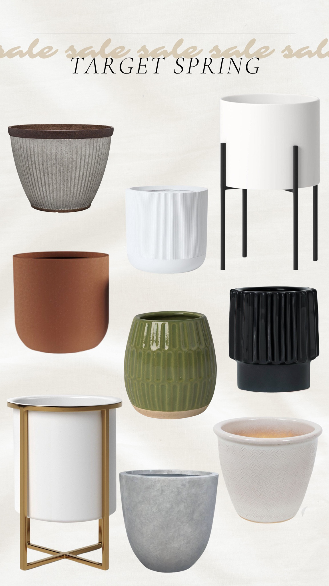 Planters that are part of the Target Spring Home sale! 

Target home, spring planets, plants, gardener, spring sale, spring style, outdoor inspiration 

#LTKSeasonal #LTKhome #LTKstyletip