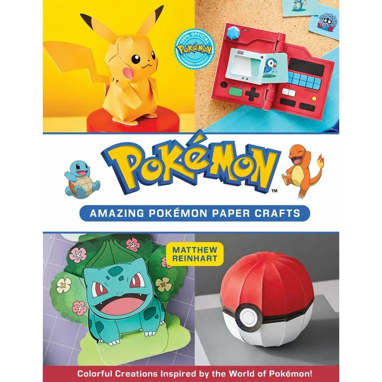 Amazing Pokémon Paper Crafts: Colorful Creations Inspired by the World of Pokémon! (Paperback) | Walmart (US)