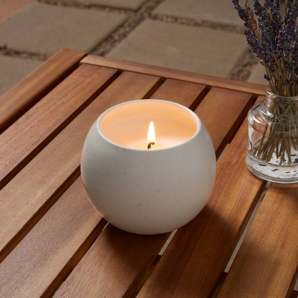 Ceramic Jar Lavender Citronella Candle - Threshold™ | Target