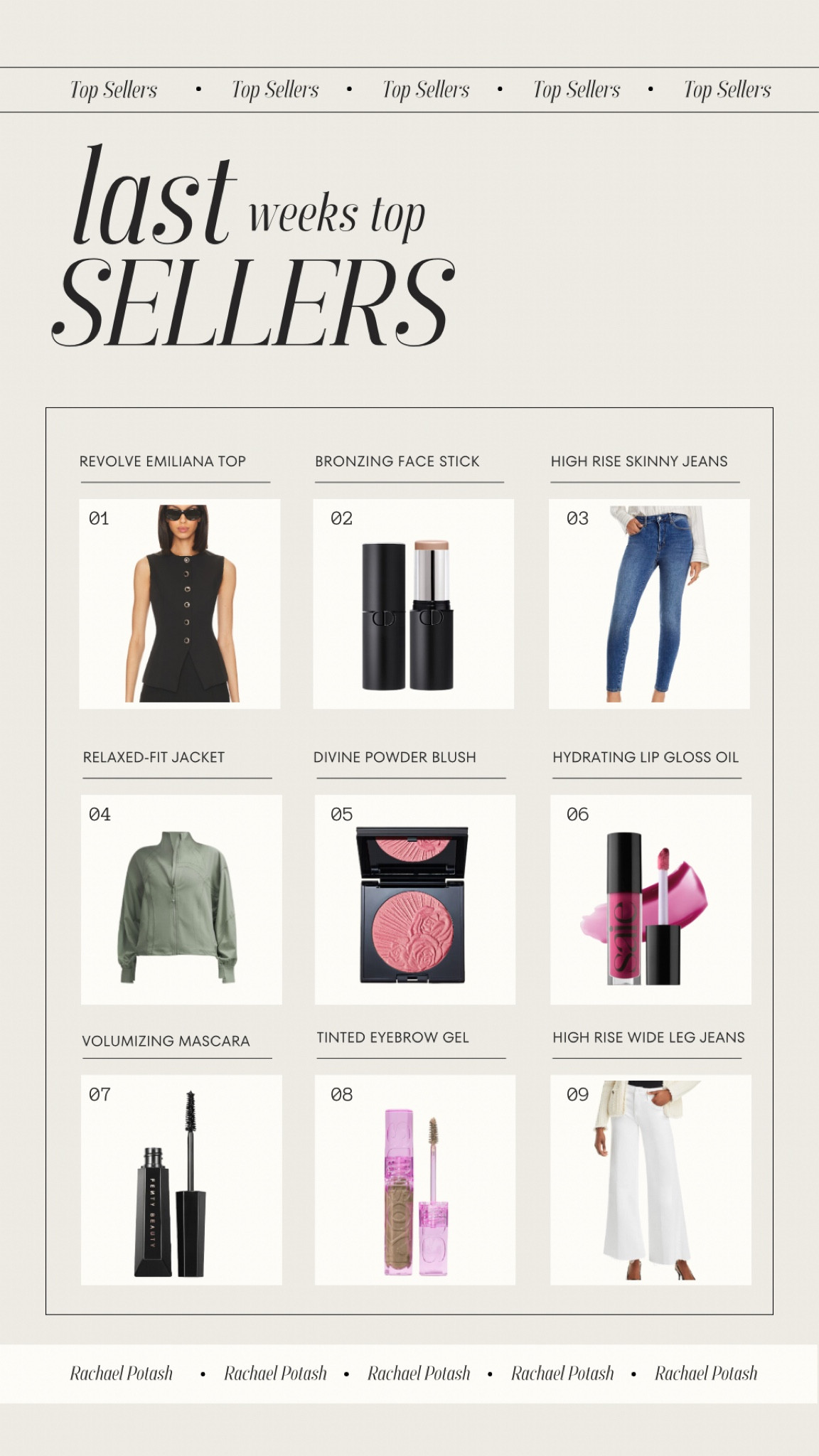 Last week top sellers! 




#LTKSaleAlert #LTKGiftGuide #LTKBeauty