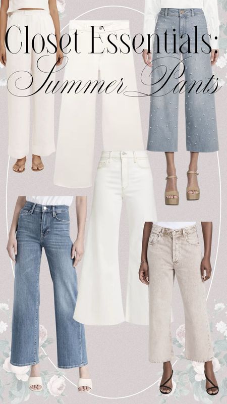 Always looking for the perfect Summer Pant. Here are a few of my favorites!