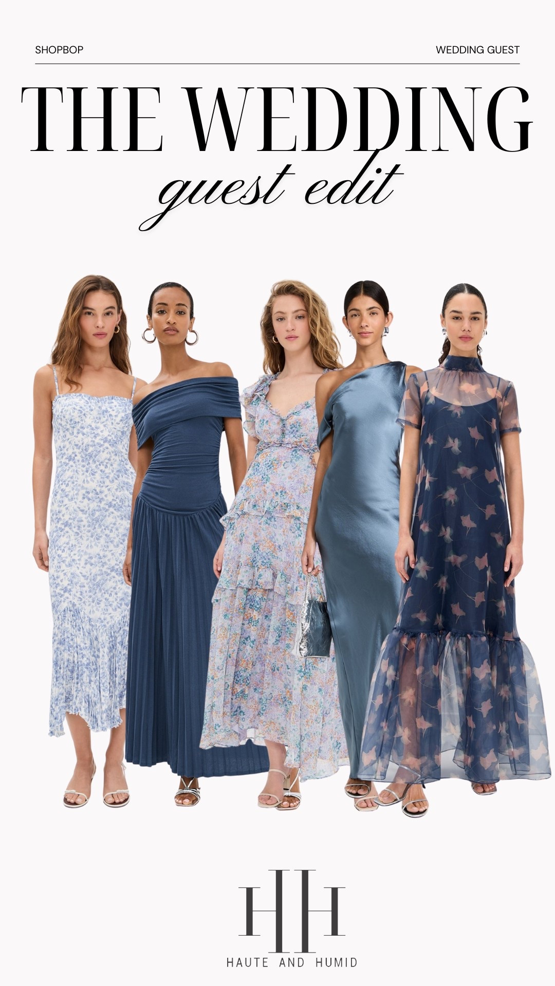 Blue is a great color for a summer wedding. I love the high neck navy!

#LTKStyleTip #LTKWedding