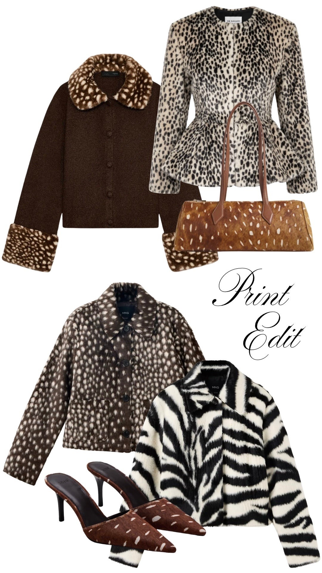 Print is really having it’s moment this AW - especially deer/bambi print. It’s for both the minimalist & maximalist depending on how you wear it 🦌 

Add a print shoe or bag if you want to dip your toe in or opt for a print jacket with jeans, a loafer & plain tee for a neutral look with interest. I think it’s so fun but still timeless & chic 🦓

#LTKautumn #LTKFashionMonth #LTKstyletip