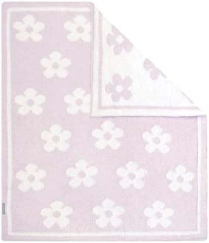 Chenille Baby Blanket - Purple Flower by Living Textiles | Ultra Soft, Thick, and Versatile | War... | Amazon (US)