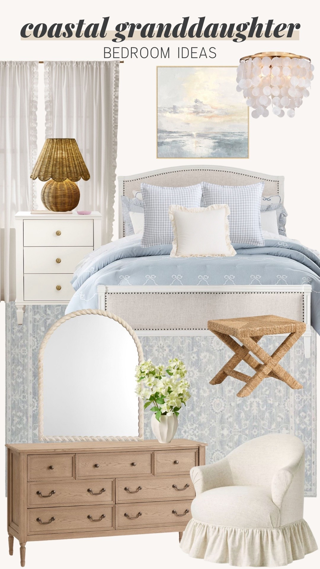 Coastal granddaughter bedroom, beachy granddaughter bedroom, coastal kids bedroom, coastal girl’s bedroom, seaside bedroom decor, coastal bedroom ideas, coastal pastel bedroom, coastal bedroom furniture, coastal bedroom accents, coastal bedroom decor, coastal bedroom accessories, coastal pink bedroom, coastal nautical bedroom, coastal bedroom style, coastal girl room, coastal bedroom inspiration, coastal cozy bedroom, coastal bedroom makeover, coastal bedroom design, beach inspired bedroom 

#LTKHome #LTKSeasonal #LTKU