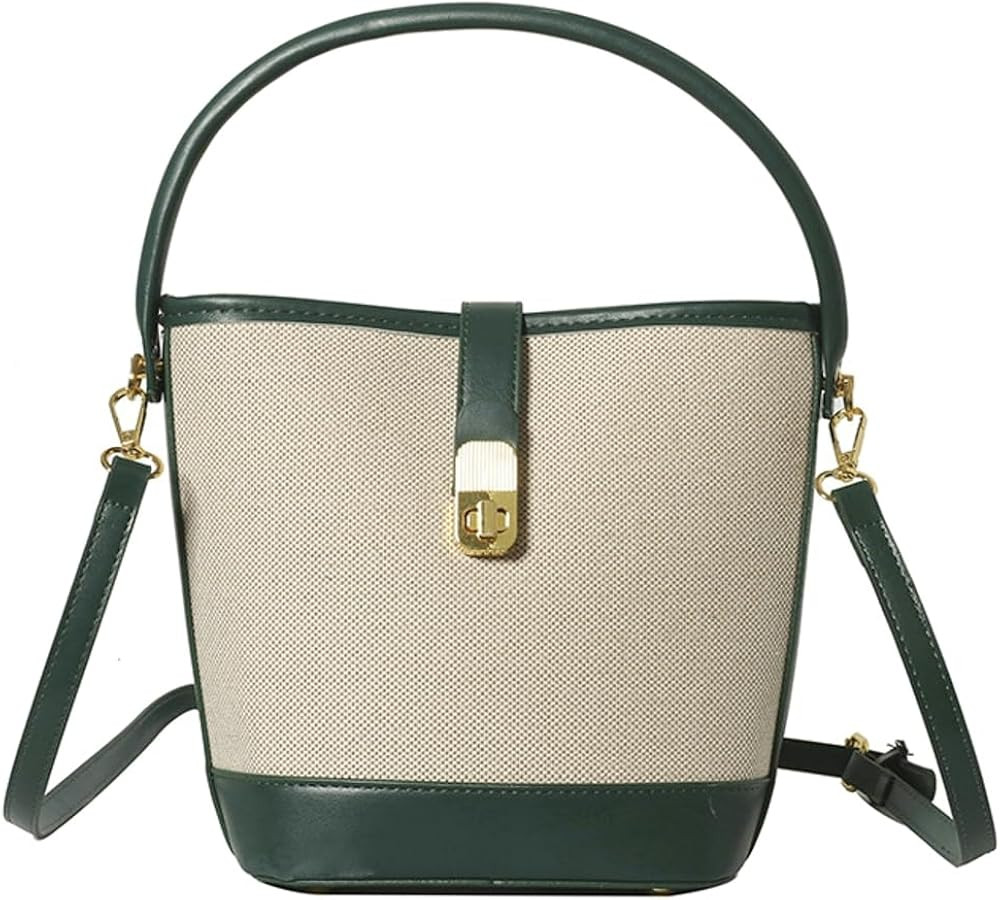 Summer Purses For Women Casual Crossbody Bags Small Bucket Bag Handbag Shoulder Bag Simple Purse ... | Amazon (US)