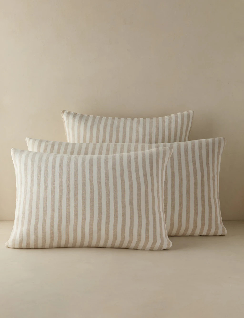 Thayer Striped European Flax Linen® Sham | Lulu and Georgia 