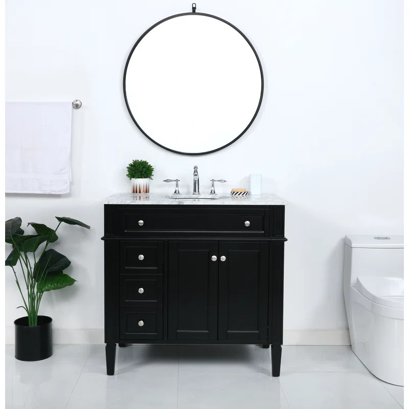 Burkholder 36" W x 22" D x 35" H Single Bathroom Vanity | Wayfair North America