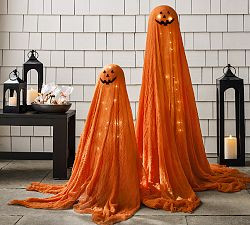 Lit Jack O'Lantern Ghosts | Pottery Barn (US)