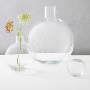 Foundations Clear Glass Vases | West Elm (US)