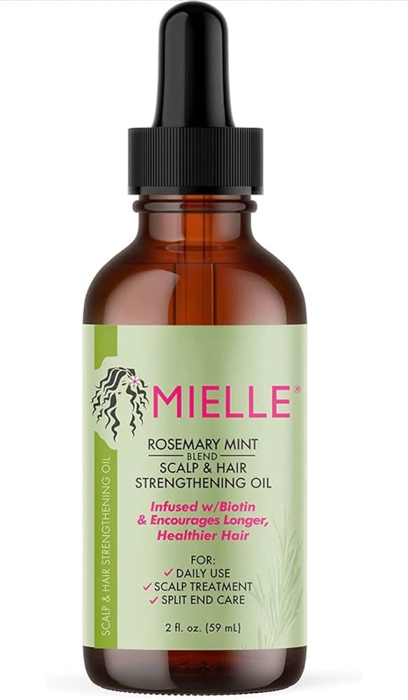 Mielle Organic Rosemary Mint Scalp Hair Strengthening Oil Infused Biotin | Amazon (US)