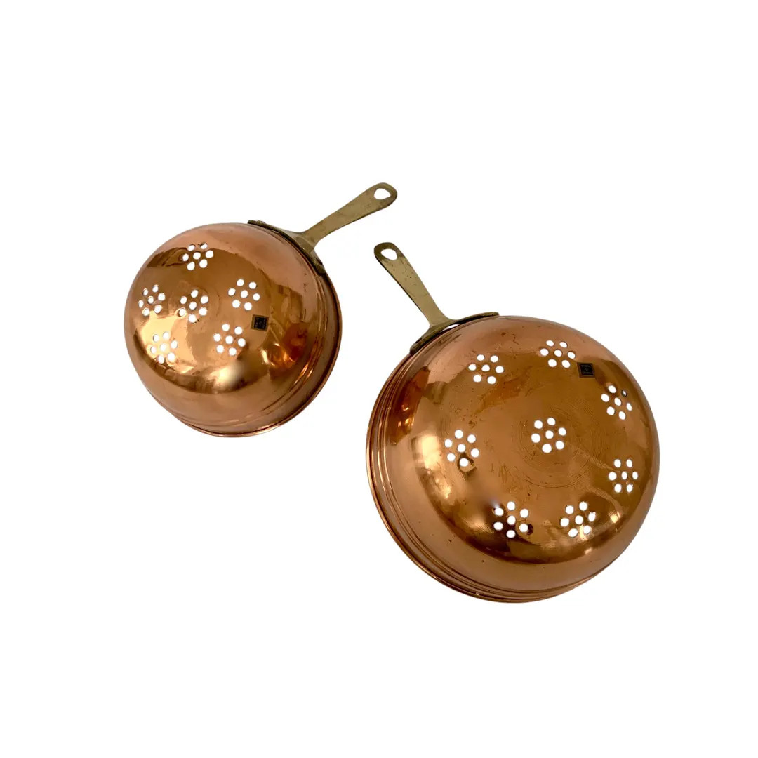 Vintage Copper Colanders - Etsy | Etsy (US)