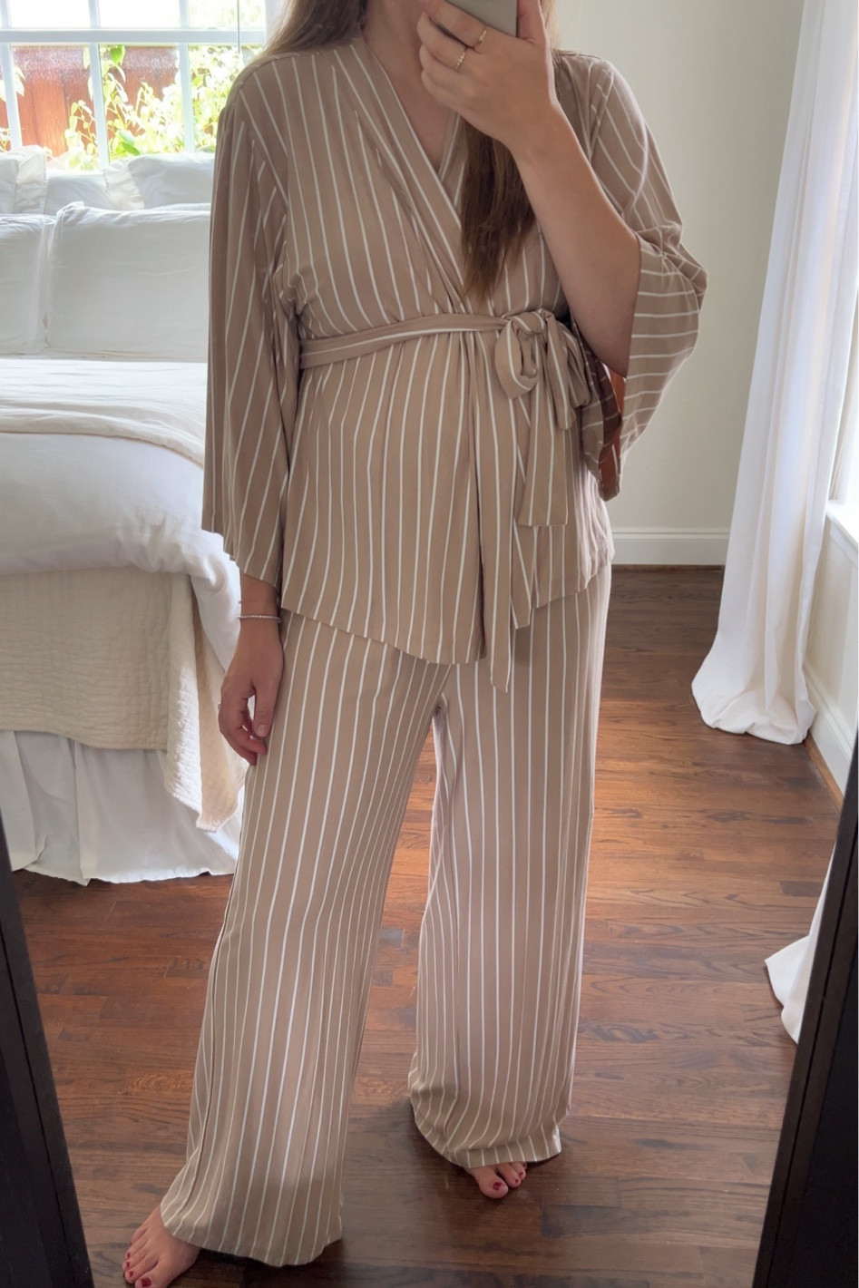 My favorite set from Lake Pajamas 〰️ made of the softest dreamknit fabric unlike anything I’ve ever worn. I wear a small in this set and it still feels slightly oversized not tight at all — would make such a sweet gift to a new mama 🕊️

#LTKSeasonal #LTKSaleAlert #LTKBump