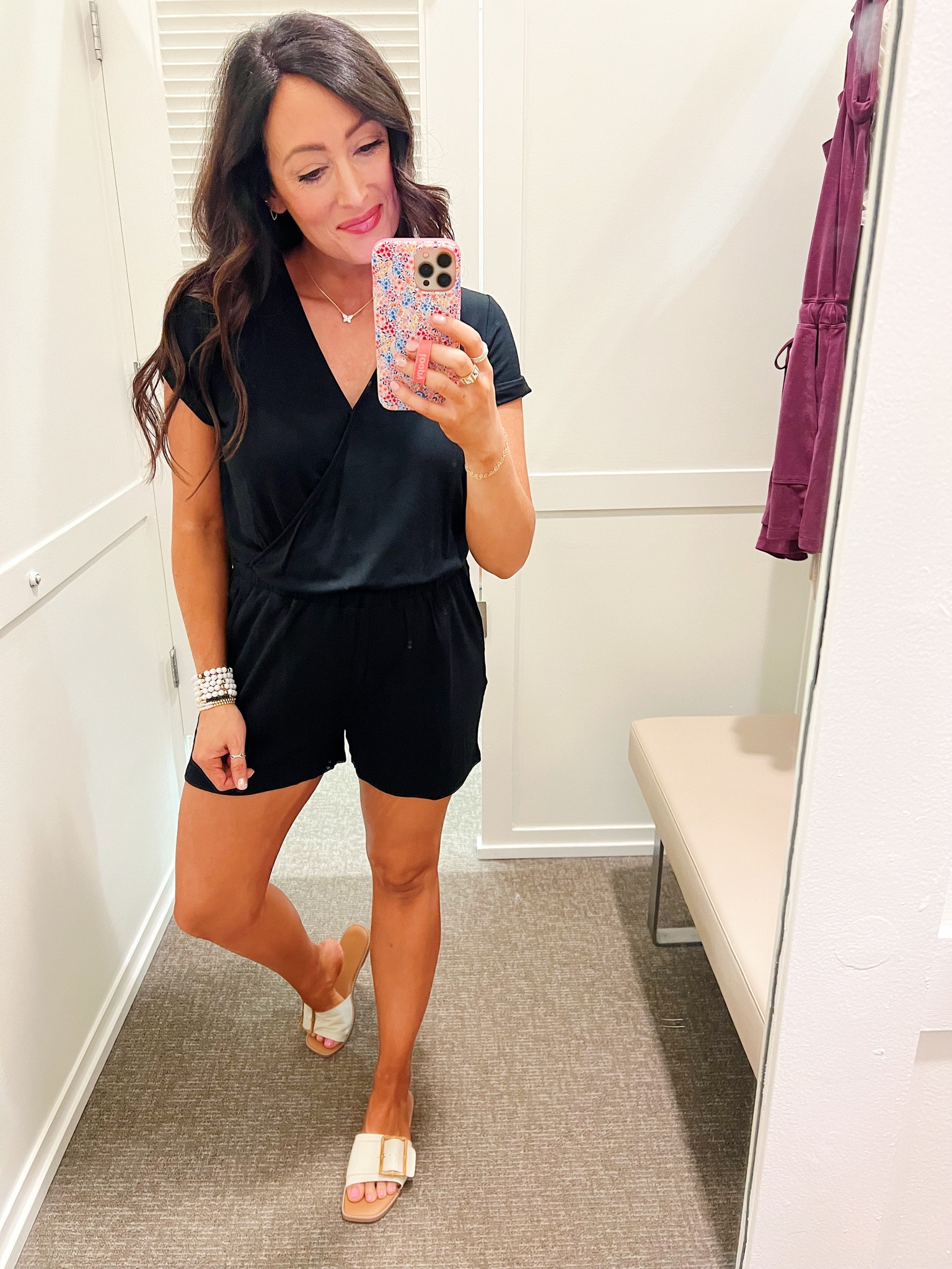 LOFT TRY ON::
• wearing a medium & it fits perfectly. If you want a looser fit, size up one
• sandals true to size 

#LTKFind #LTKsalealert #LTKunder50