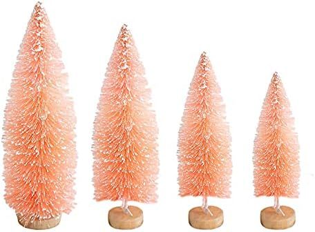 Amazon.com: DRYEN Miniature Pine Trees Sisal Trees, 4 Sizes Artificial Small Tiny Pine Tree, Tabl... | Amazon (US)