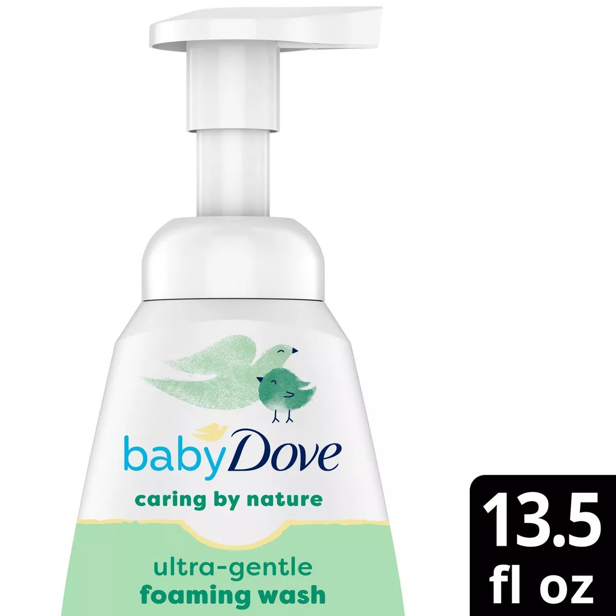 Baby Dove Caring by Nature Ultra-Gentle Foaming Wash - 13.5 fl oz | Target