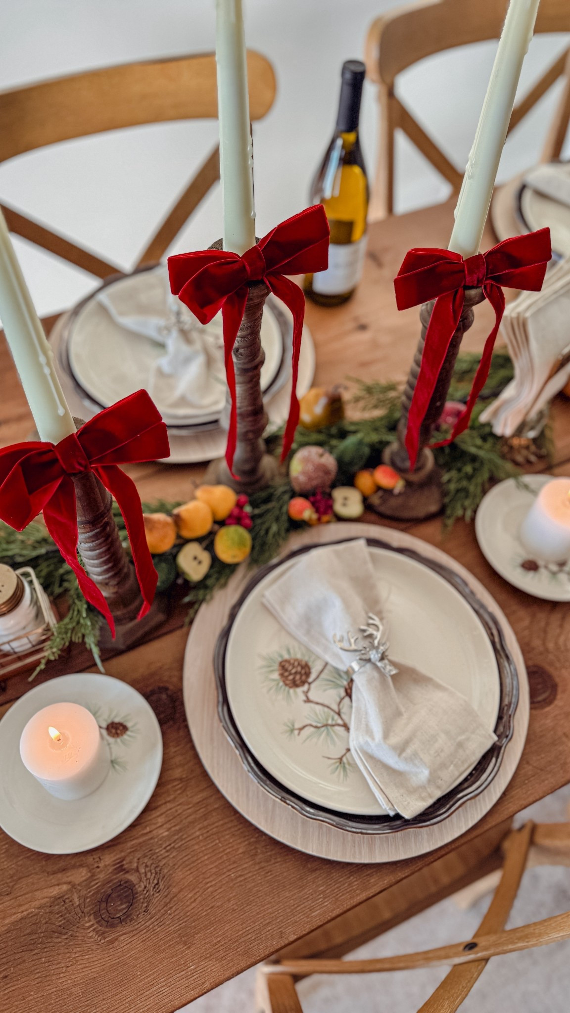 A Christmas table 🕯️ 

#LTKGiftGuide #LTKHoliday #LTKHome