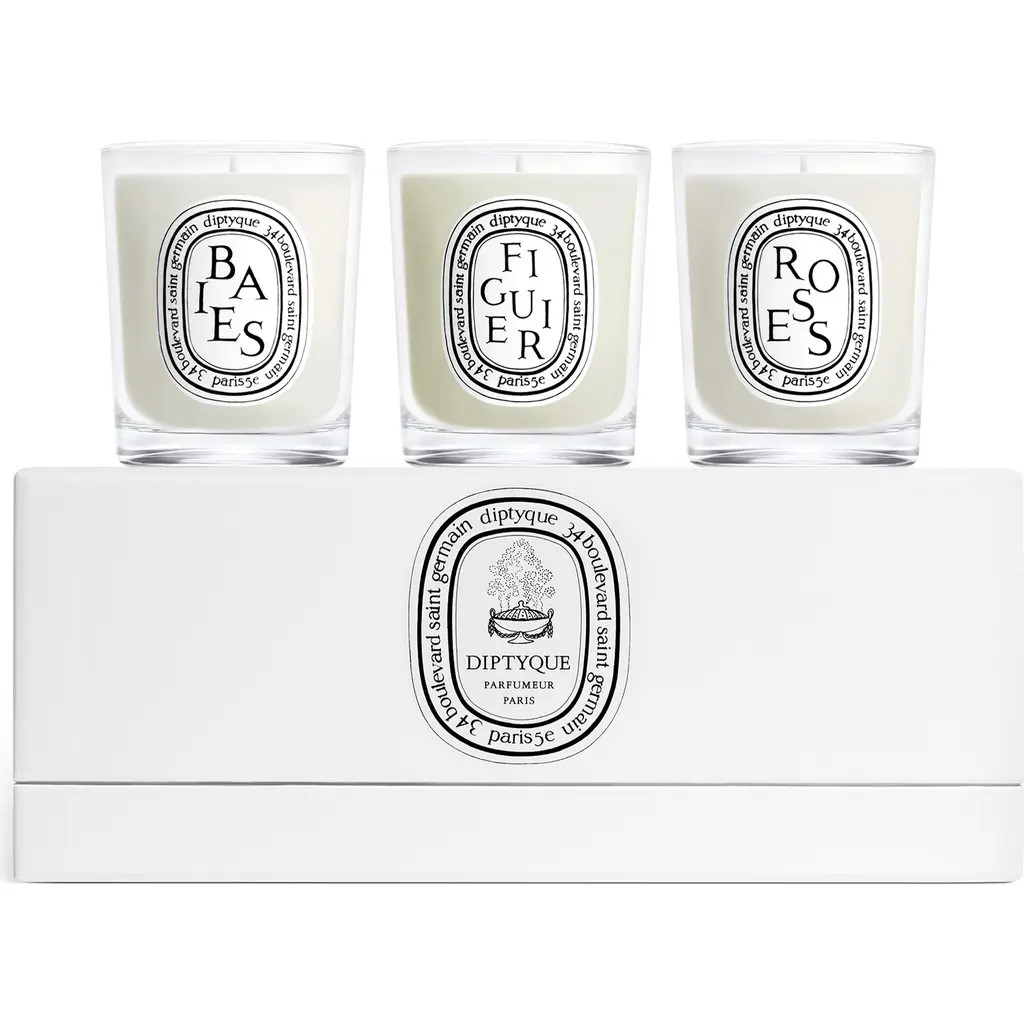 Diptyque Set of 3 Small Candles at Nordstrom | Nordstrom