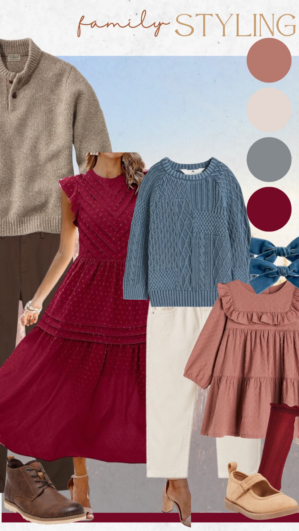 Family photo styling 