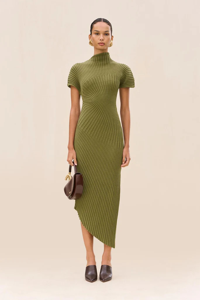 CHRYSTA KNIT DRESS - CEDAR | Cult Gaia - US