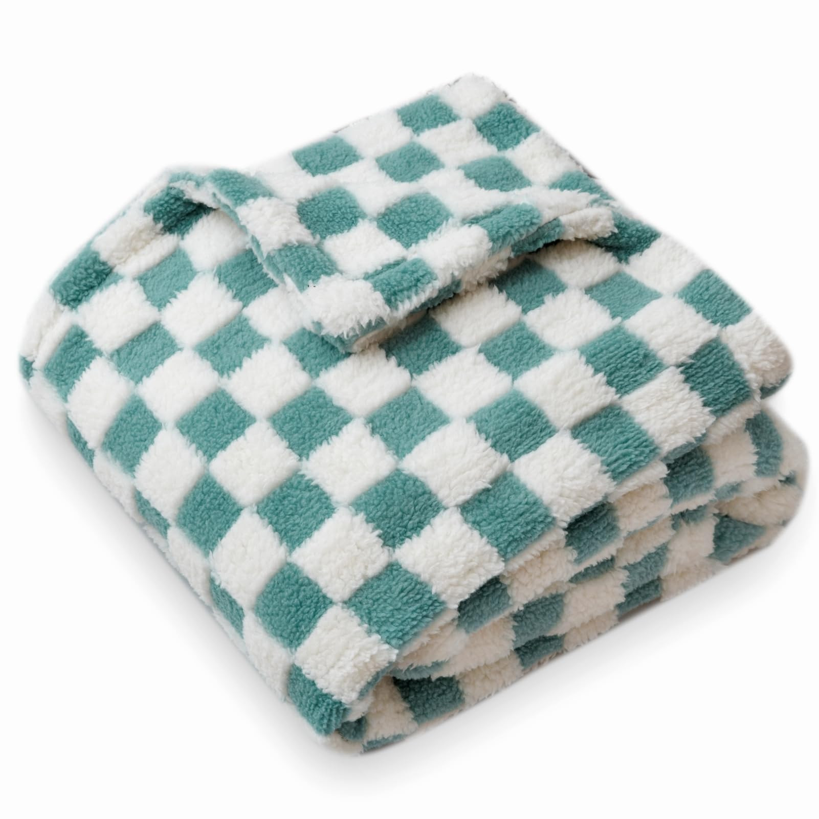 Checkered Baby Blanket Neutral Ultra Soft Fuzzy 30 X 40 Inches Cozy Baby Blankets with 3D Chessbo... | Amazon (US)