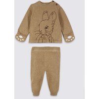 Pure Cotton 2 Piece Peter Rabbit Top & Joggers Outfit | Marks & Spencer (UK)