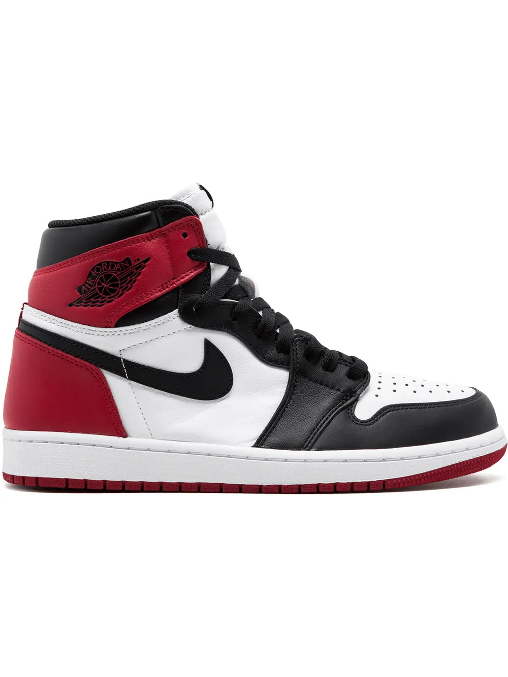 "Jordan Air Jordan 1 Retro High OG ""Black Toe"" sneakers - White" | Farfetch Global