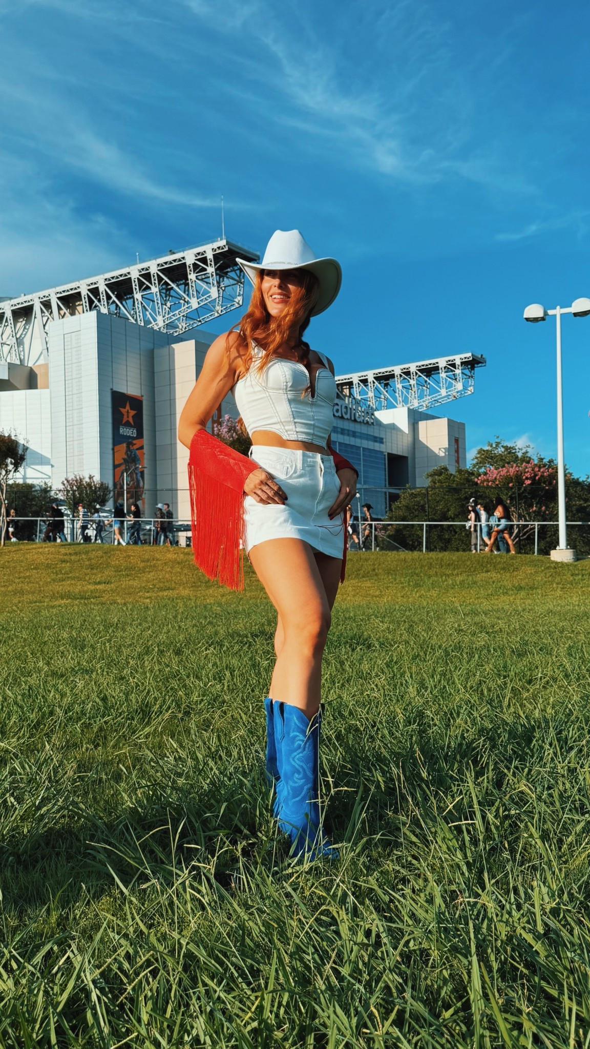 country outfit, country concert, boots, denim, white denim, corset top, skort, denim skort, cowboy hat, cowgirl hat, cowgirl, western, concert outfit, 

#LTKFindsUnder50 #LTKSeasonal #LTKStyleTip