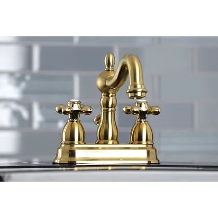 KB1607AX Heritage Centerset Faucet 2-handle Bathroom Faucet with Drain Assembly | Wayfair North America