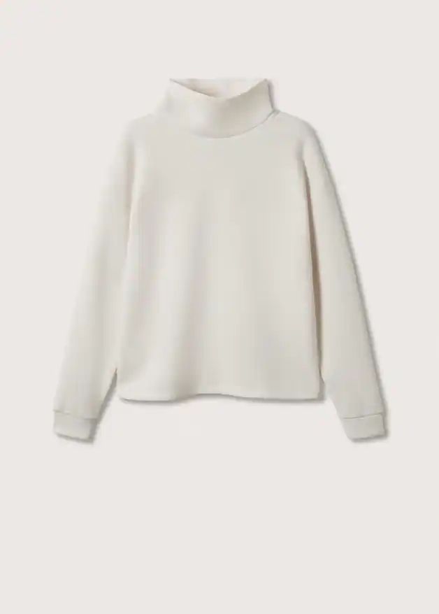 Funnel neck sweatshirt | MANGO (UK)