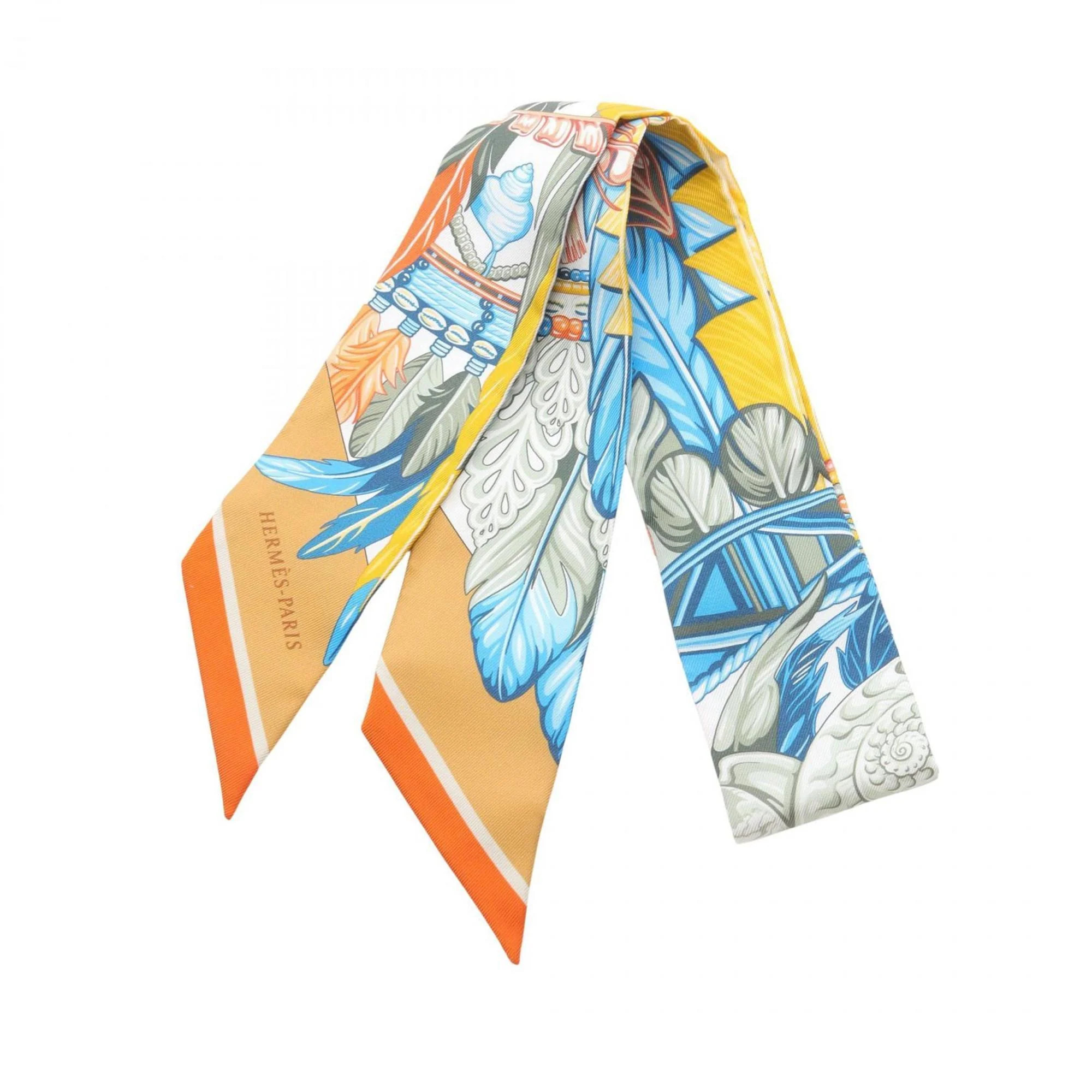 Hermes Twilly -Color Silk Scarf (Pre-Owned) | Shop Simon