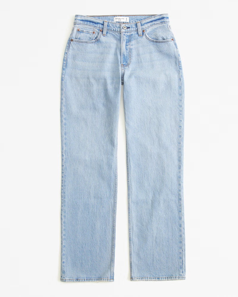 Curve Love Low Rise Baggy Jean | Abercrombie & Fitch (US)