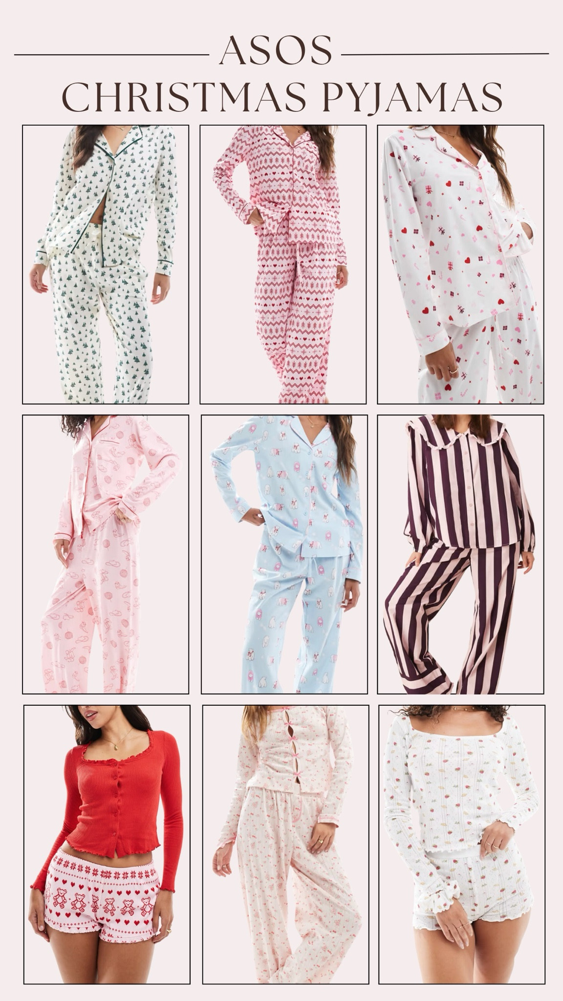 My favourite ASOS Christmas pyjamas 🎄

#LTKuk #LTKgiftguide #LTKwinter