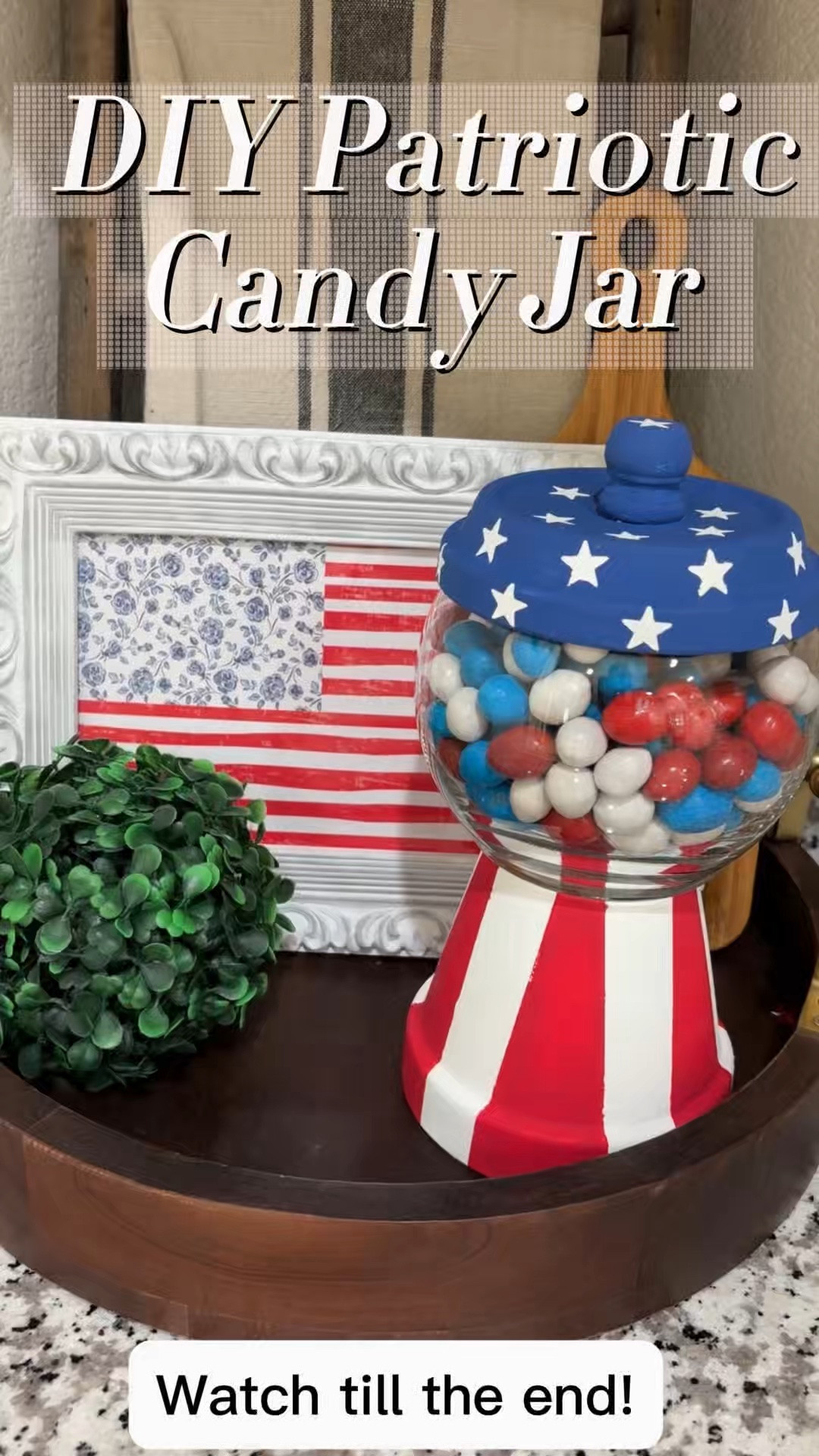 Here’s an adorable patriotic DIY candy dish! Glass bowl is from dollar tree. 

Be sure to follow for more!

#LTKSeasonal #LTKHome #LTKmomlife