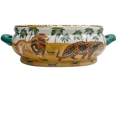 Vintage Safari Foot Bath Planter 16.5" L | eBay US