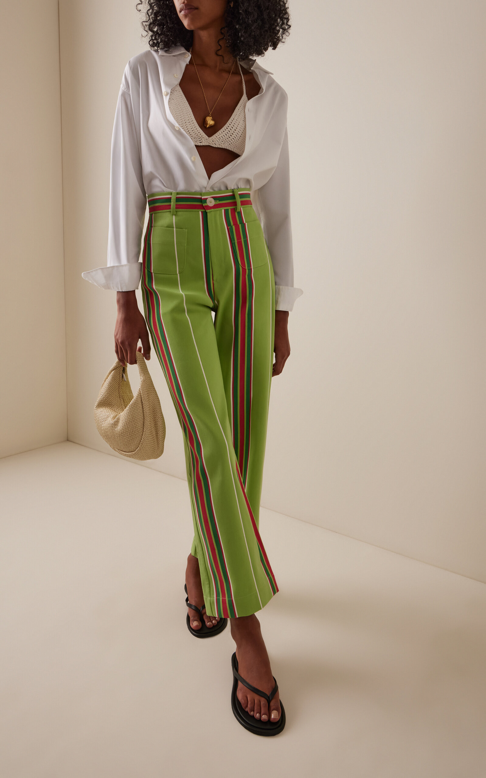 Exclusive Riviera Pippi Striped Cotton Pants | Moda Operandi (Global)