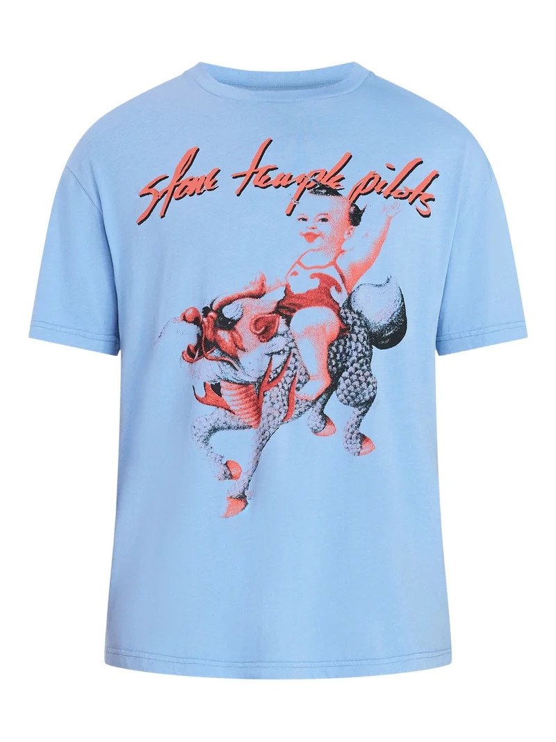 Stone Temple Pilots, Men's & Big Men's Boxy Fit Graphic Tee, Sizes XS-5XL | Walmart (US)