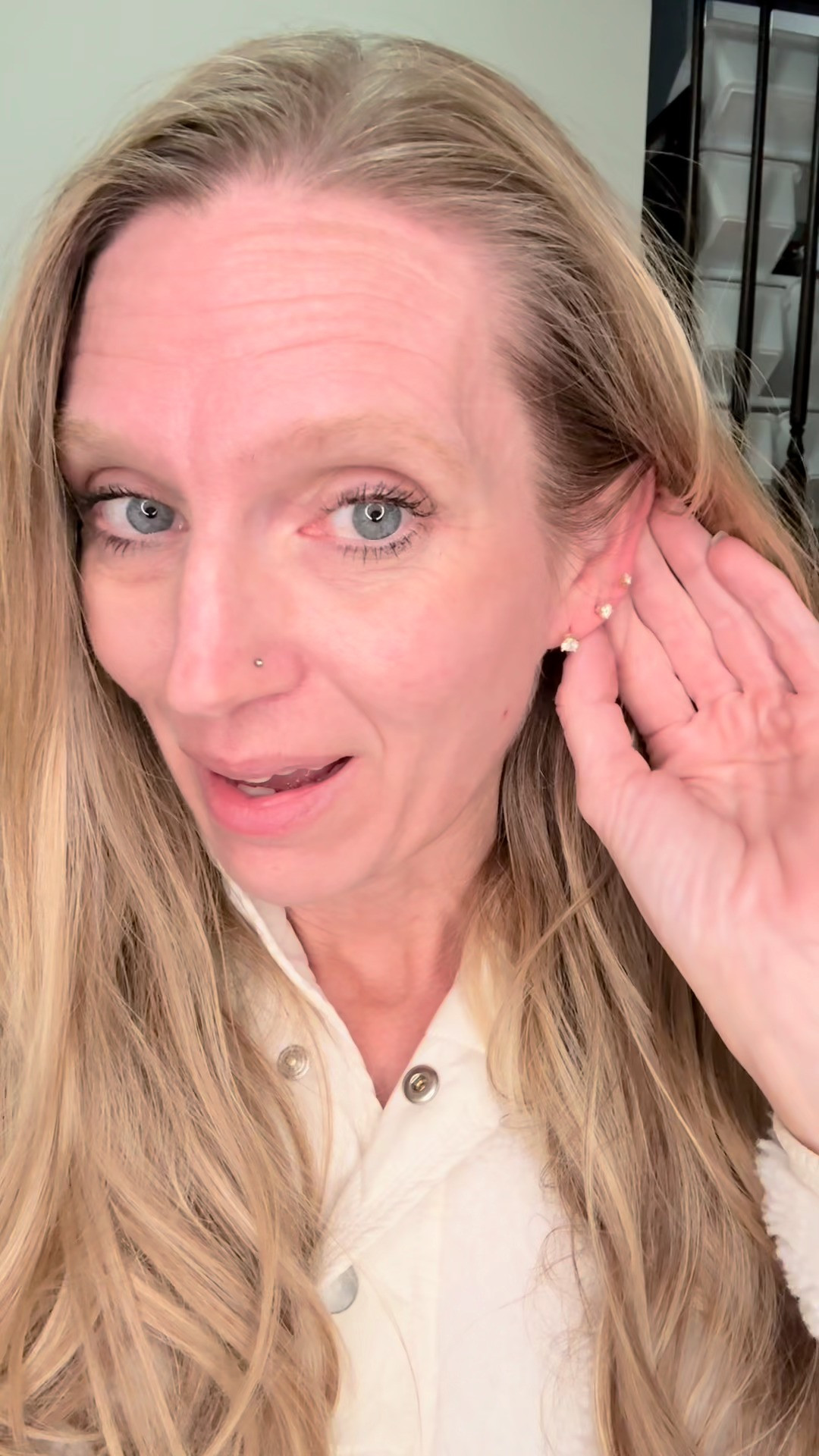 GORGEOUS graduated sizes moissanite flat back earrings NICE  

 #LTKOver40 #LTKSaleAlert #LTKStyleTip