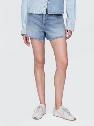 4" Mid Rise UltraSoft Relaxed Cutoff Shorts | Gap (US)