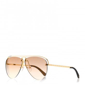 Monogram Grease Sunglasses Z1366E Gold | FASHIONPHILE (US)