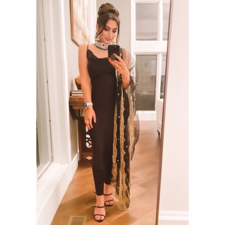 Absolutely favorite slip dress ever made, fit my body type perfectly.  Wore it as a part of an Indian outfit for a wedding. #styleguide #desi #punjabi #desistyle 

#LTKwedding #LTKstyletip #LTKbeauty