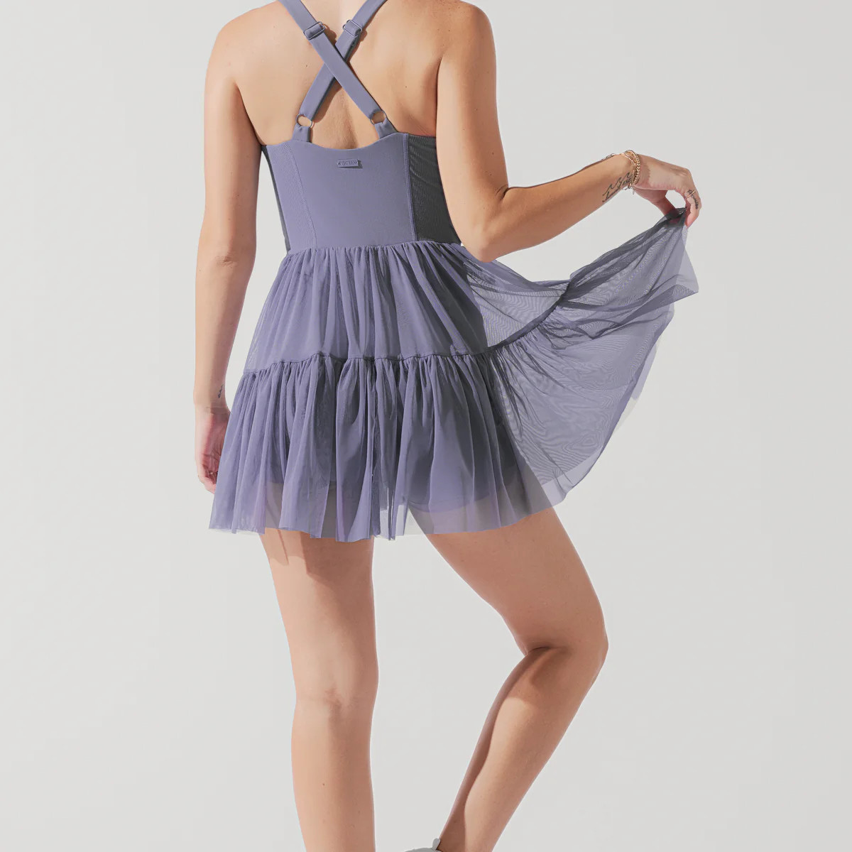 Corset Pirouette Dress - Blue Mist | POPFLEX
