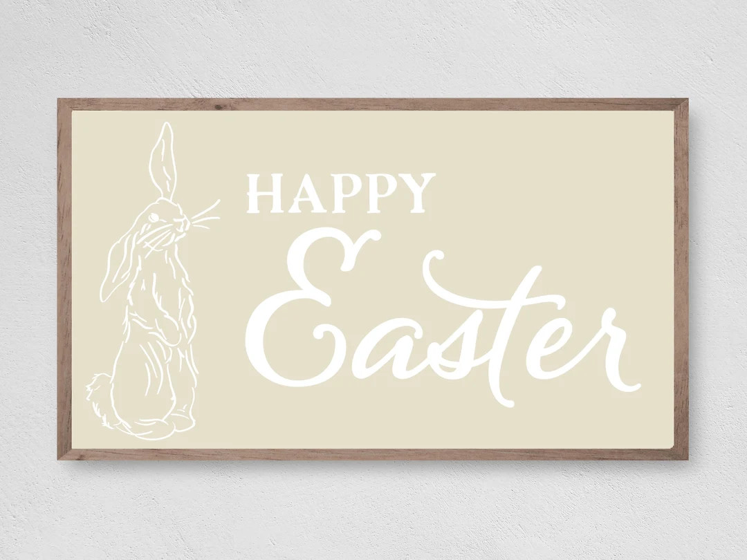 Samsung Frame TV Art Easter, Happy Easter Bunny, Instant Download, Spring, Easter, Frame TV Art, ... | Etsy (US)