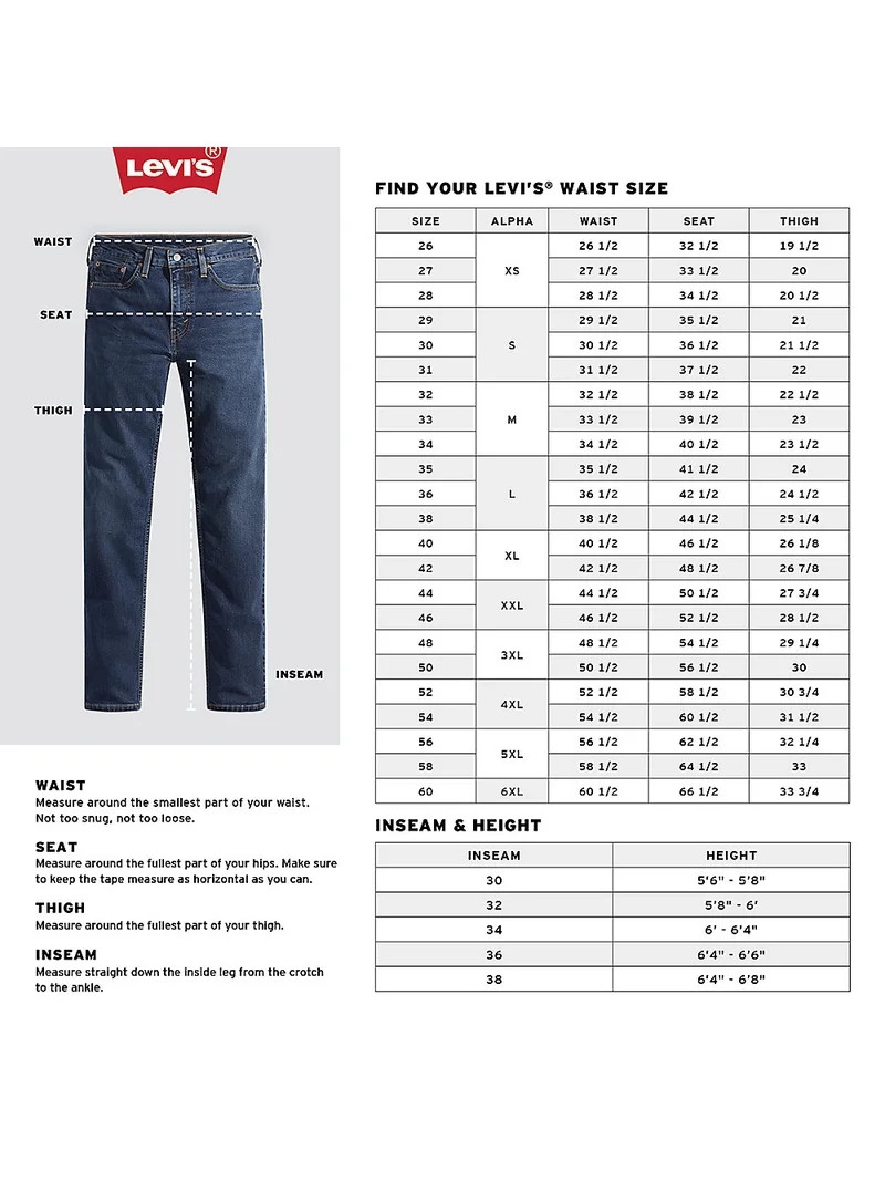 Levi's Mens 550 '92 Relaxed Taper Fit Jeans