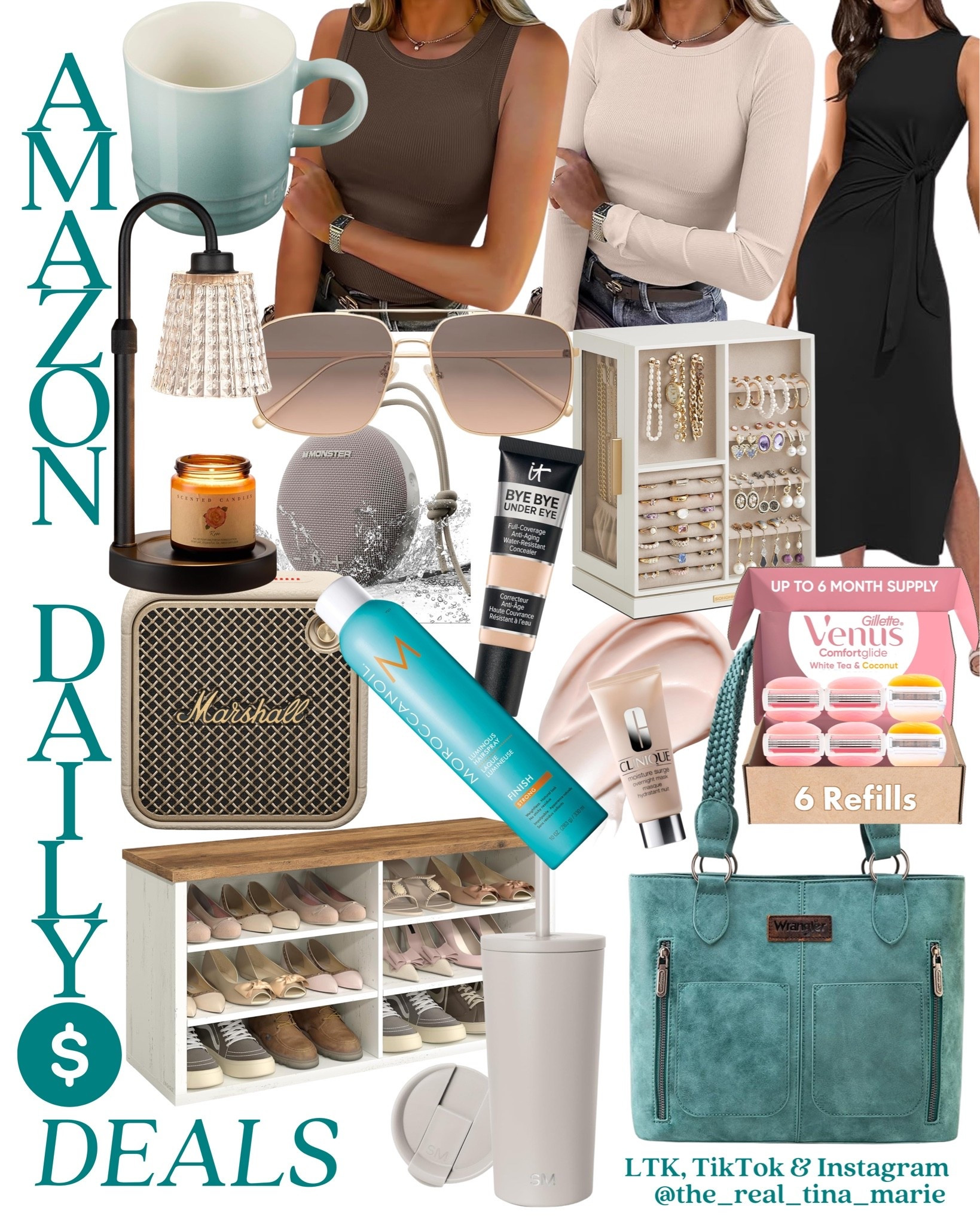 Deals Loading 🤎🌵💲🙌🏽
Some great finds today on these beauty, fashion & home favorites. 
A few that would be perfect gifts for her also this Mother’s Day 💞

#AmazonHome #AmazonFashion #DailyAmazonFinds #TheRealTinaMarie #GoodMorning ☕️