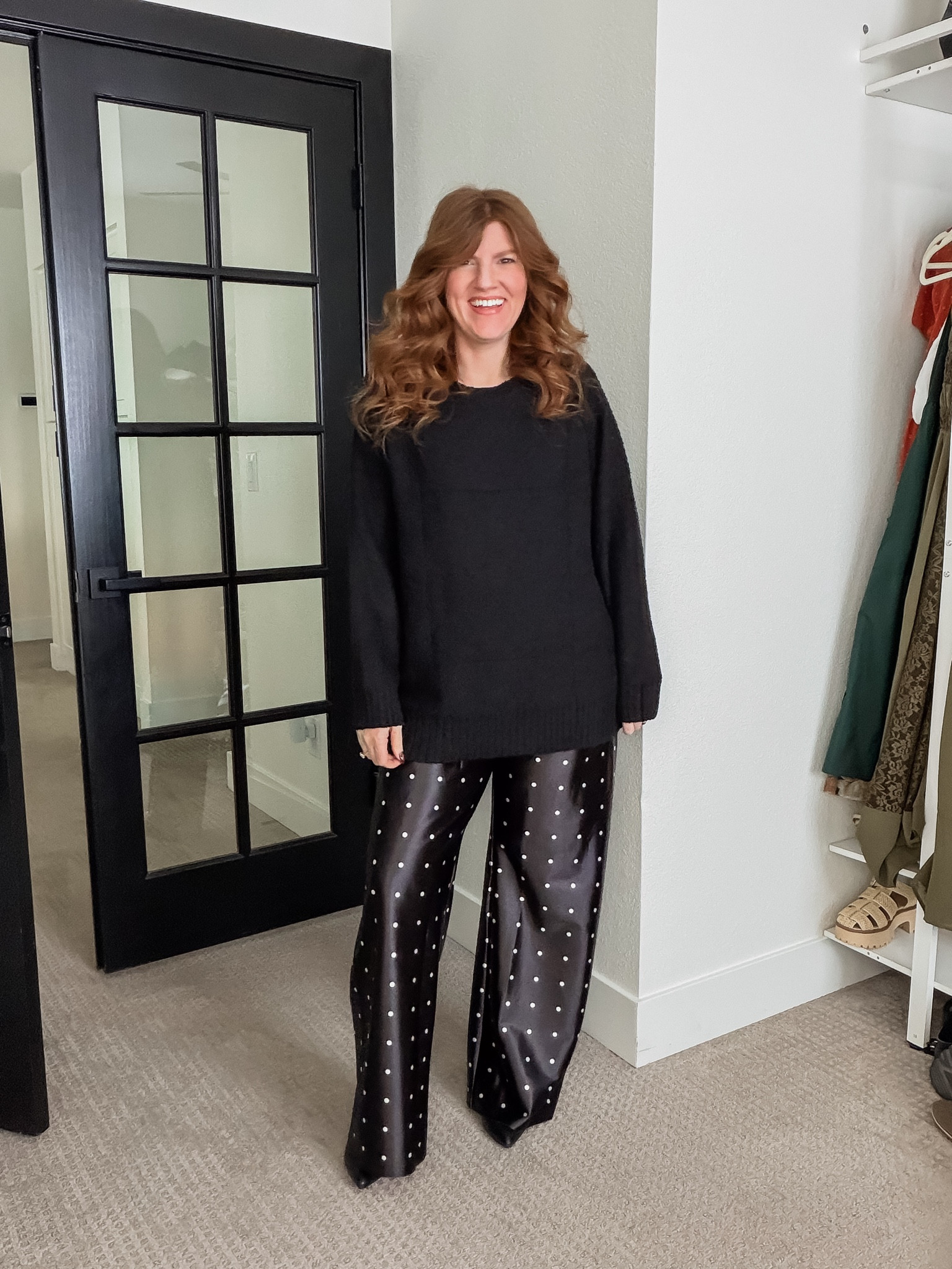 Polka dot pants outfit 

#LTKSaleAlert #LTKootd