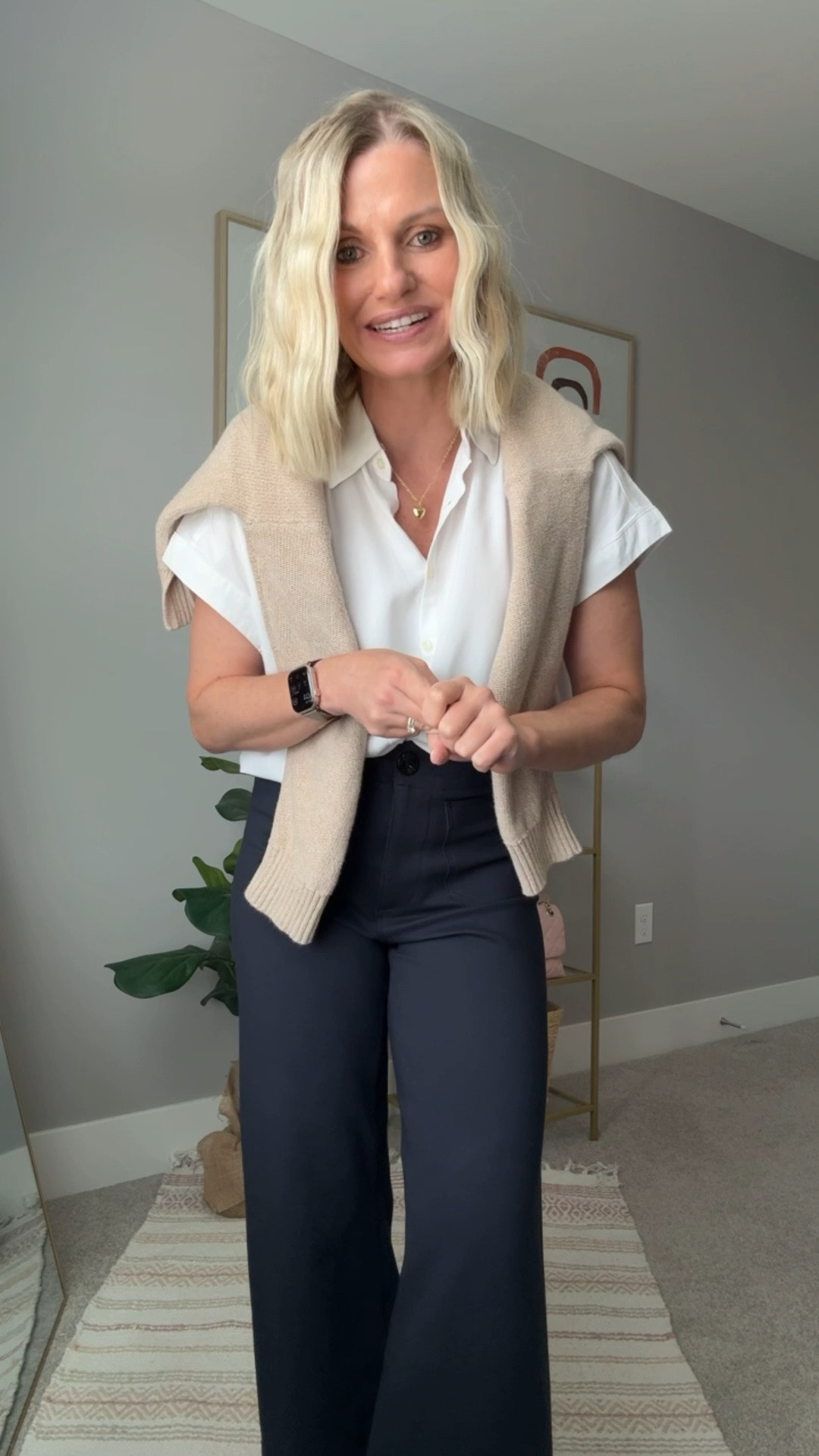 2 teacher outfits from @Quince  that are comfortable, practical and are perfect to wear in the classroom! #quincepartner
Pants- 0
White Shirt- xs
Cardigan- xs
Cashmere tee- medium 
Denim jacket- xs

#LTKPetite #LTKOver40 #LTKWorkwear