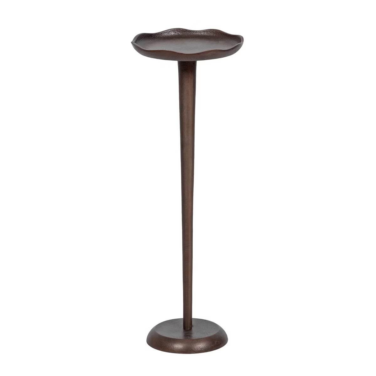 Kate and Laurel Alessia Round Metal Drink Table, 8x8x22, Bronze | Target