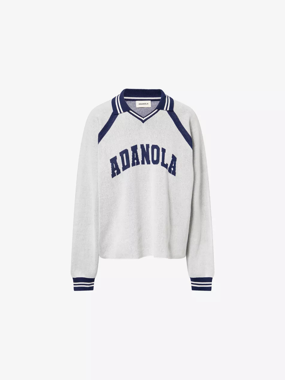 Varsity Long-Sleeves Cotton-Knit Top | Selfridges